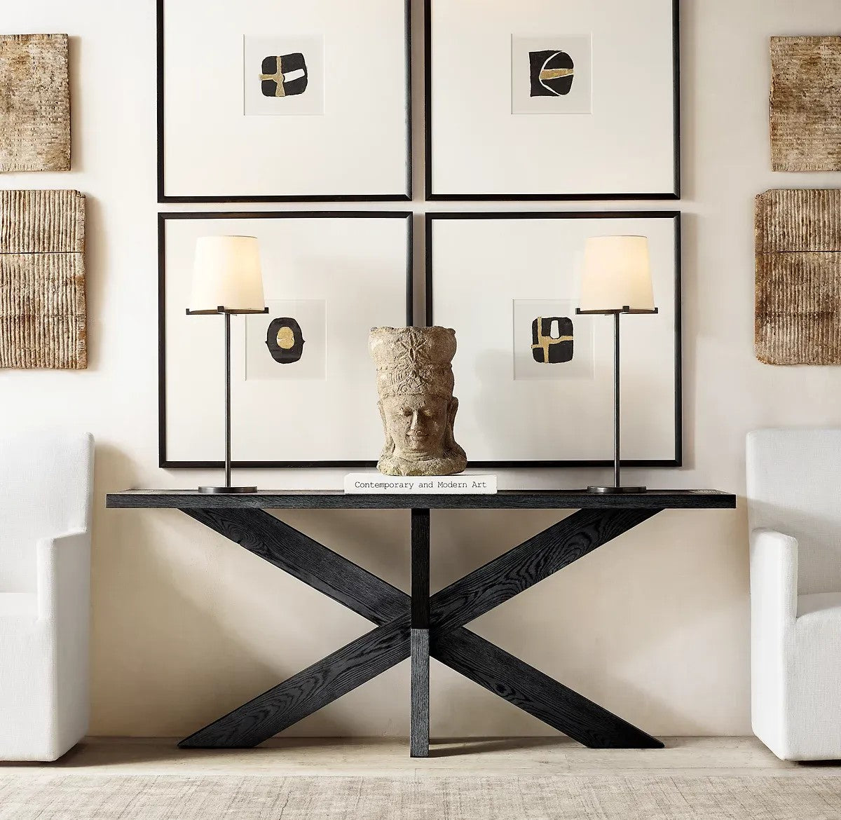 Pailloux Fabric Shade Grand Table Lamp