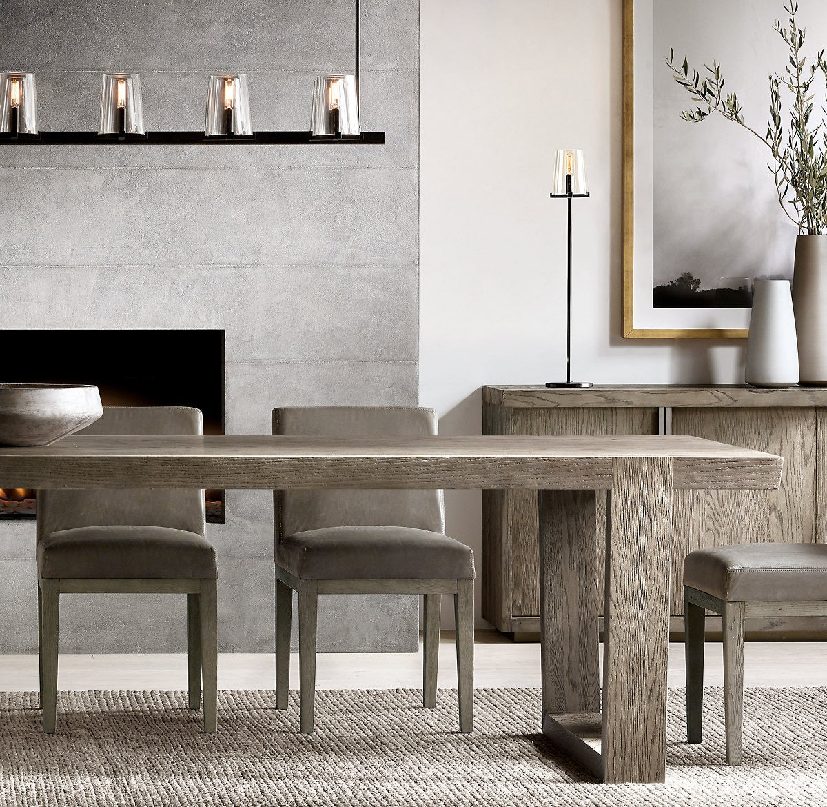 Pailloux Linear Chandelier 49"