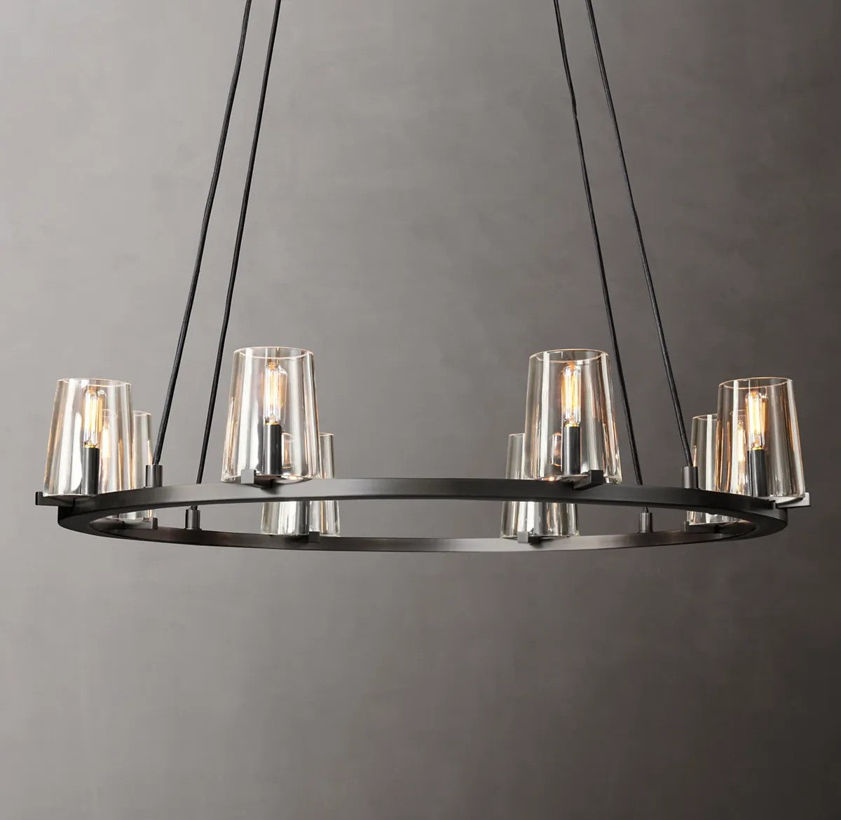 Pailloux Round Chandelier 36"