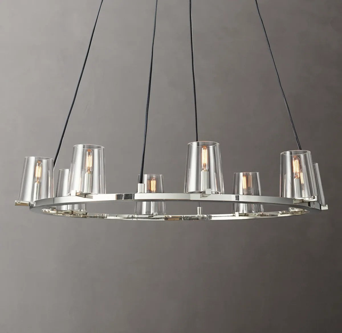 Pailloux Round Chandelier 36"