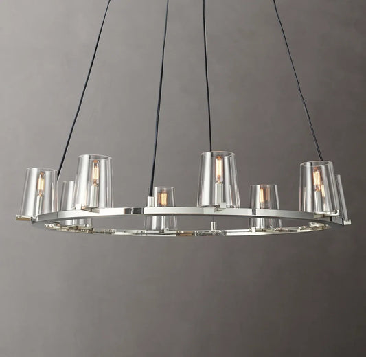 Pailloux Round Chandelier 36"