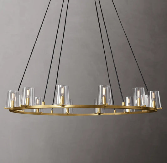 Pailloux Round Chandelier 48"