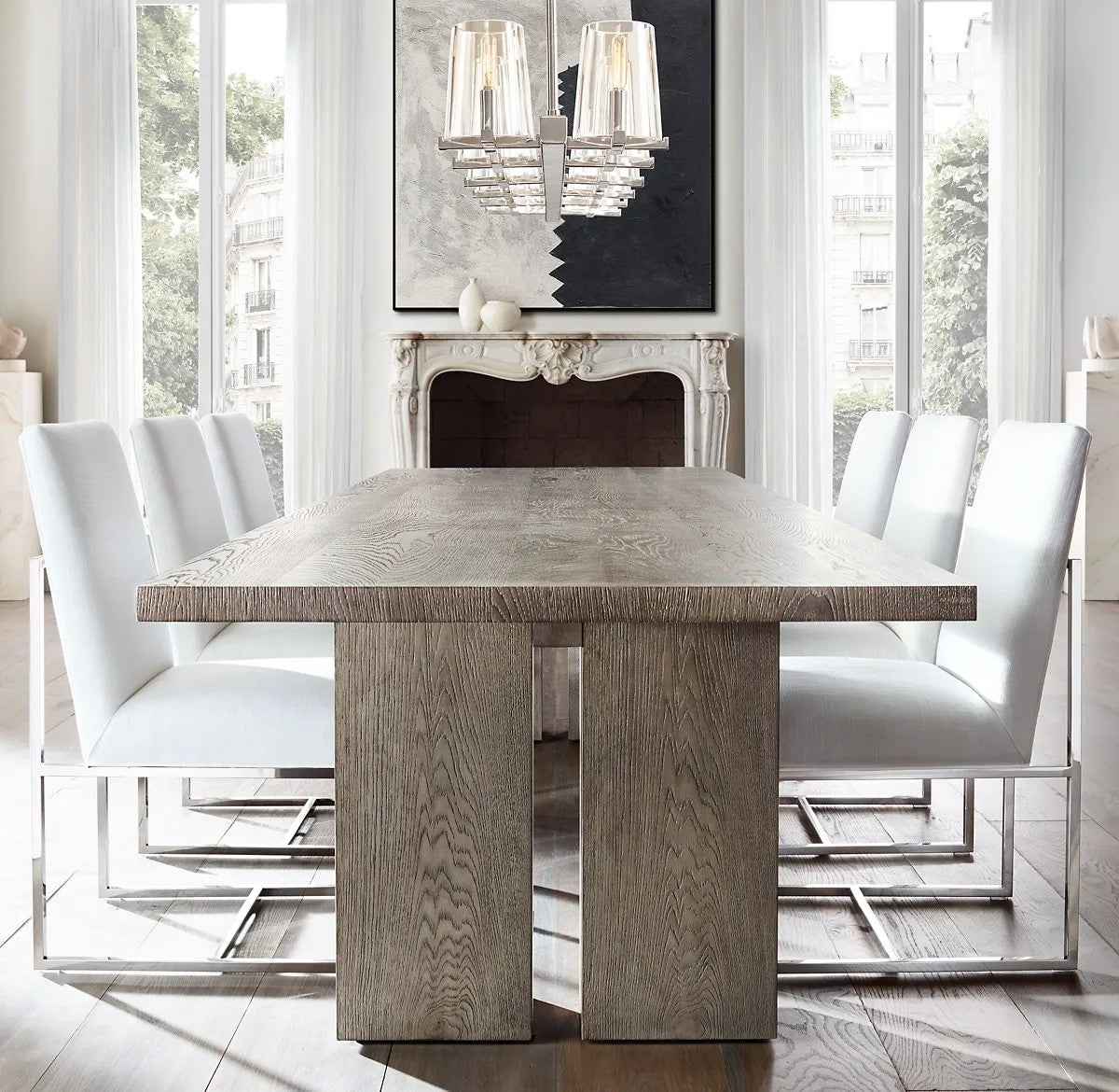 Pailloux Linear Chandelier 49"