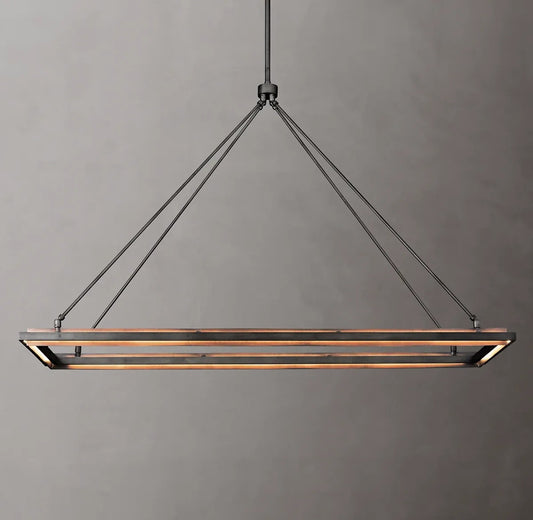 Perales Rectangular Chandelier 62"
