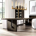 Load image into Gallery viewer, Cannele Glass Linear Dining Room Chandelier 67"
