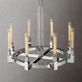 Load image into Gallery viewer, Cannele Glass Round Chandelier 36"
