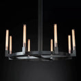 Load image into Gallery viewer, Cannele Glass Round Chandelier 48"
