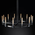 Load image into Gallery viewer, Cannele Glass Round Chandelier 60"
