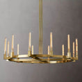 Load image into Gallery viewer, Cannele Glass Round Chandelier 60"

