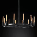 Load image into Gallery viewer, Cannele Glass Round Chandelier 60"
