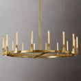 Load image into Gallery viewer, Cannele Glass Round Chandelier 72"
