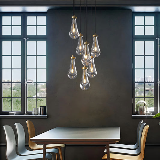 Raindrop Round Chandelier 18''