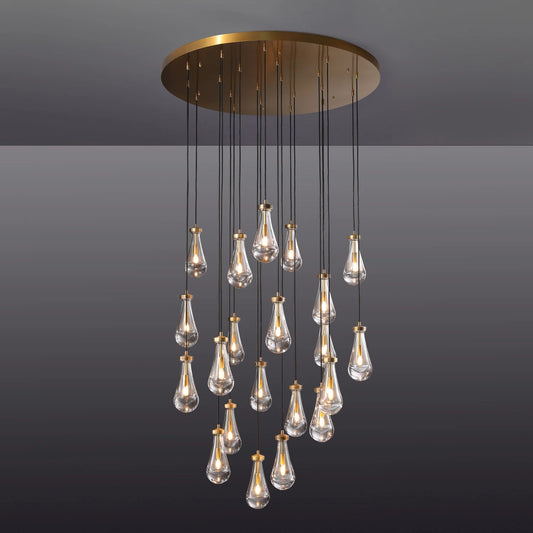 Raindrop Round Chandelier 47''