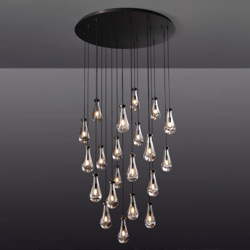 Raindrop Round Chandelier 47''
