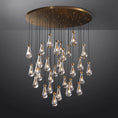 Load image into Gallery viewer, Raindrop Round Chandelier 60''
