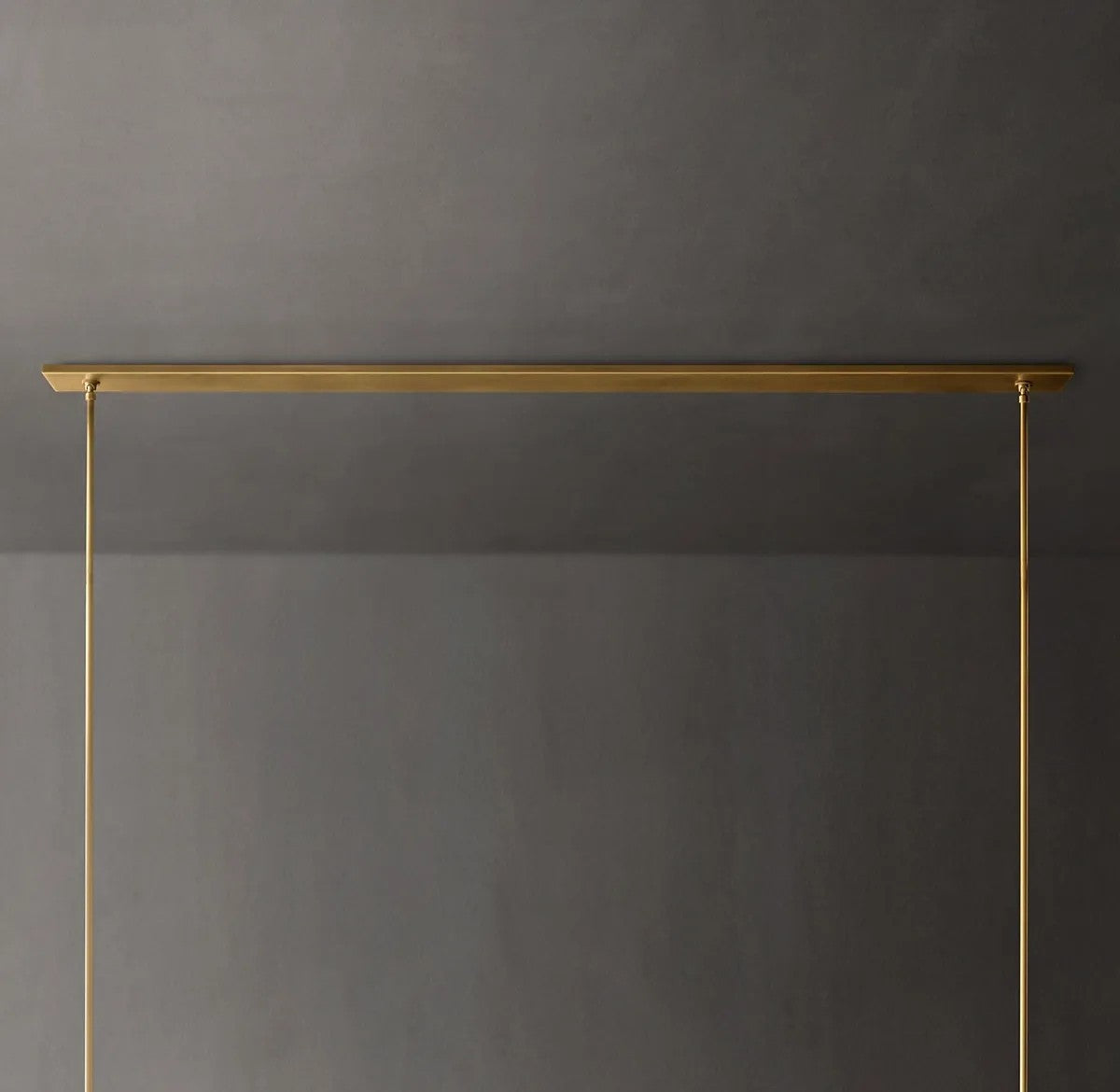 Raquelle Linear Milk Glass Chandelier 71"