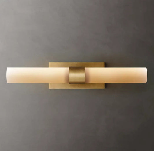 Raquelle Milk Glass Linear Sconce