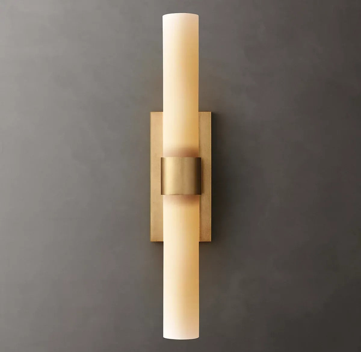 Raquelle Milk Glass Linear Sconce