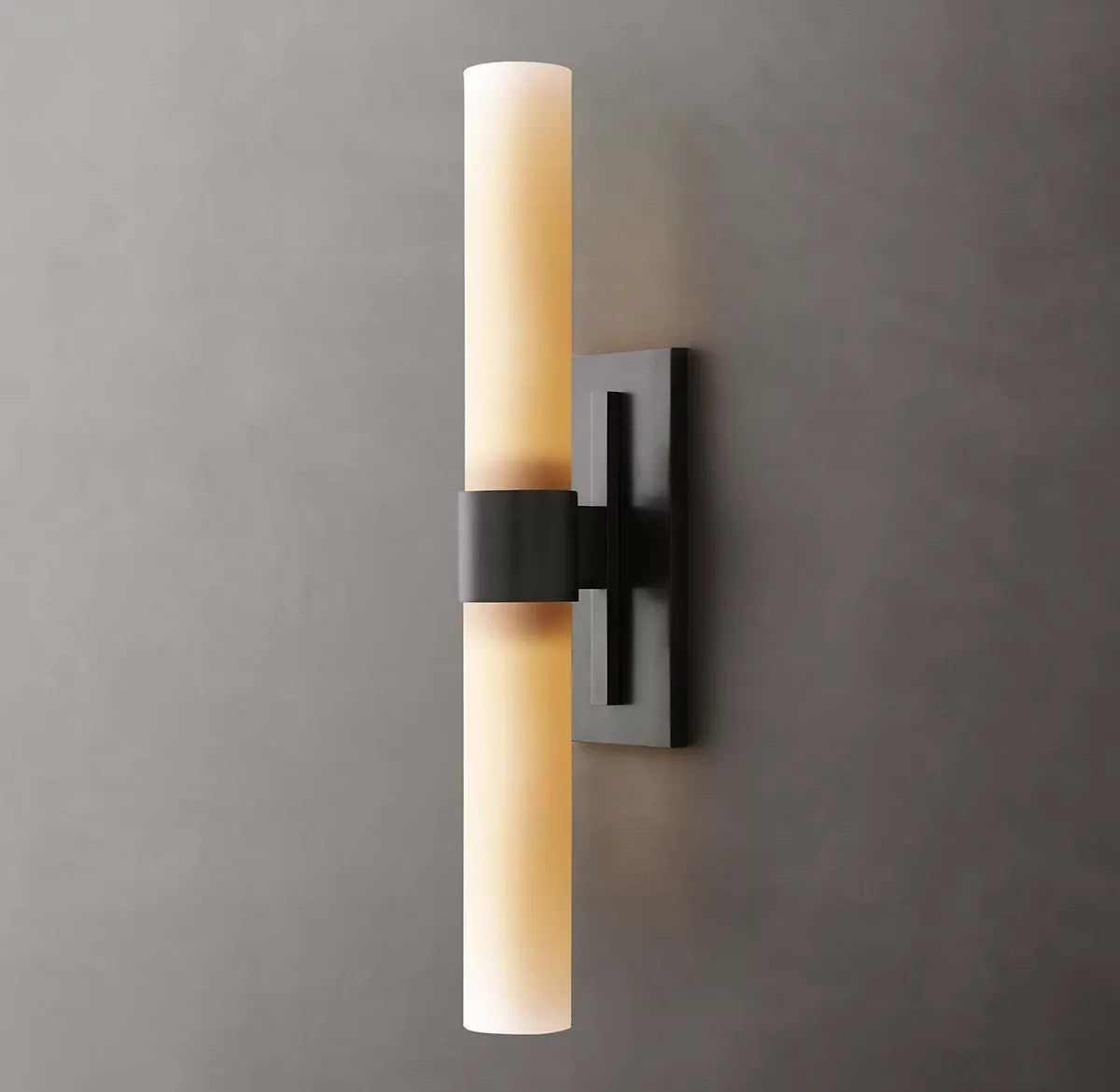 Raquelle Milk Glass Linear Sconce