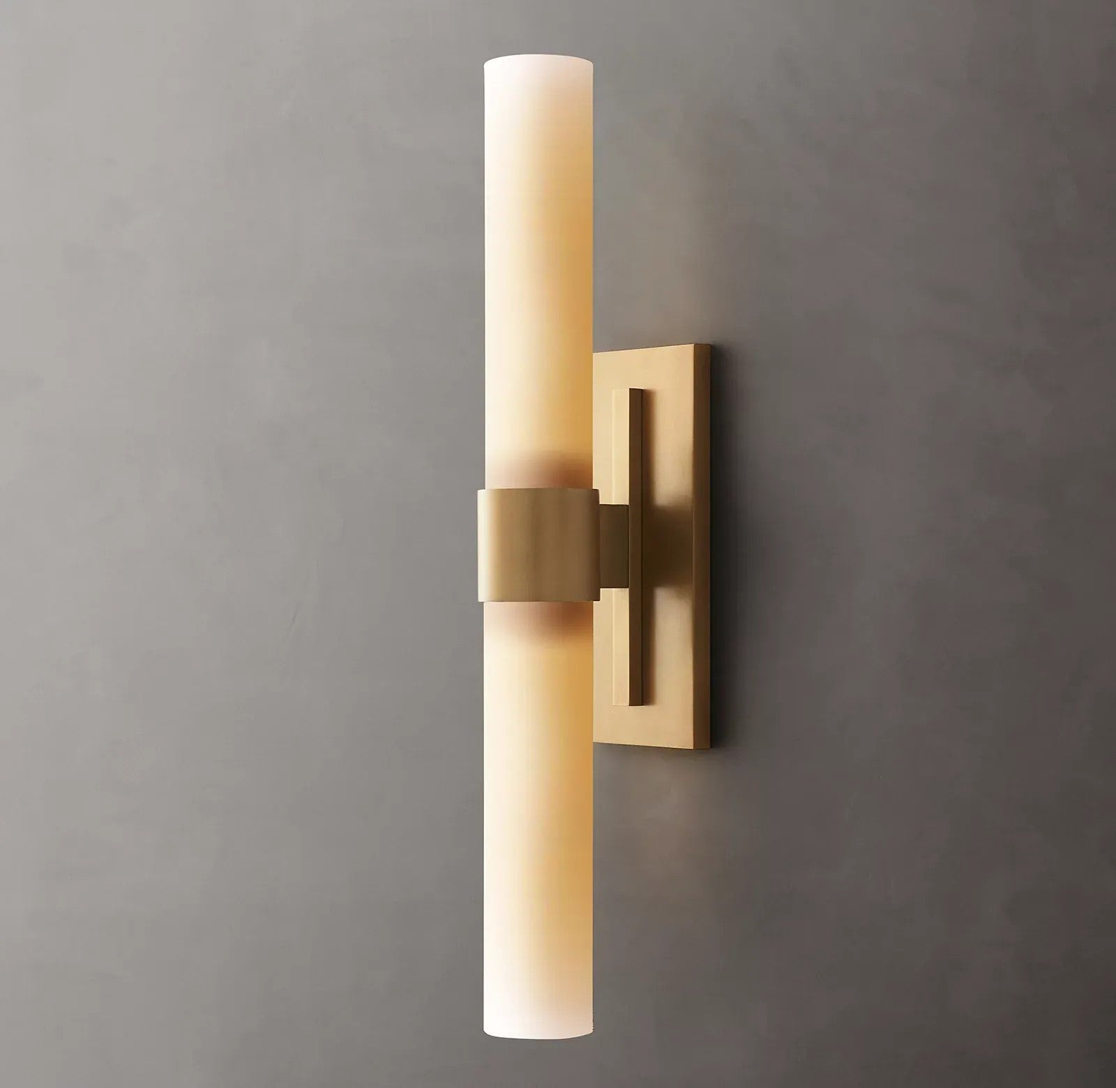 Raquelle Milk Glass Linear Sconce