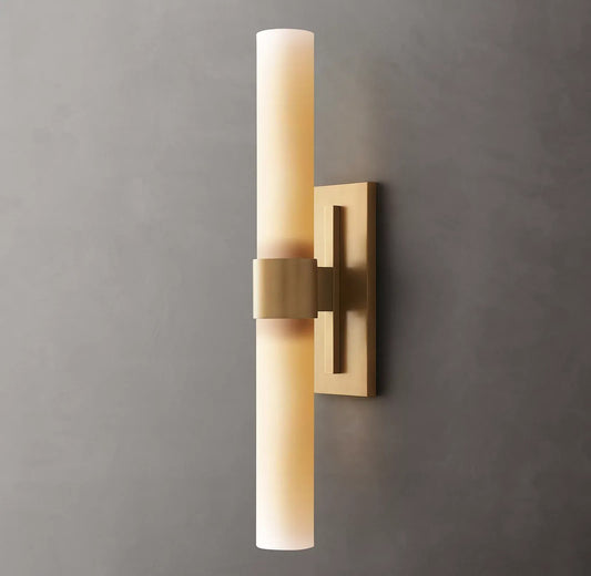 Raquelle Milk Glass Linear Sconce