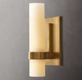 Load image into Gallery viewer, Raquelle Milk Glass Sconce 12"
