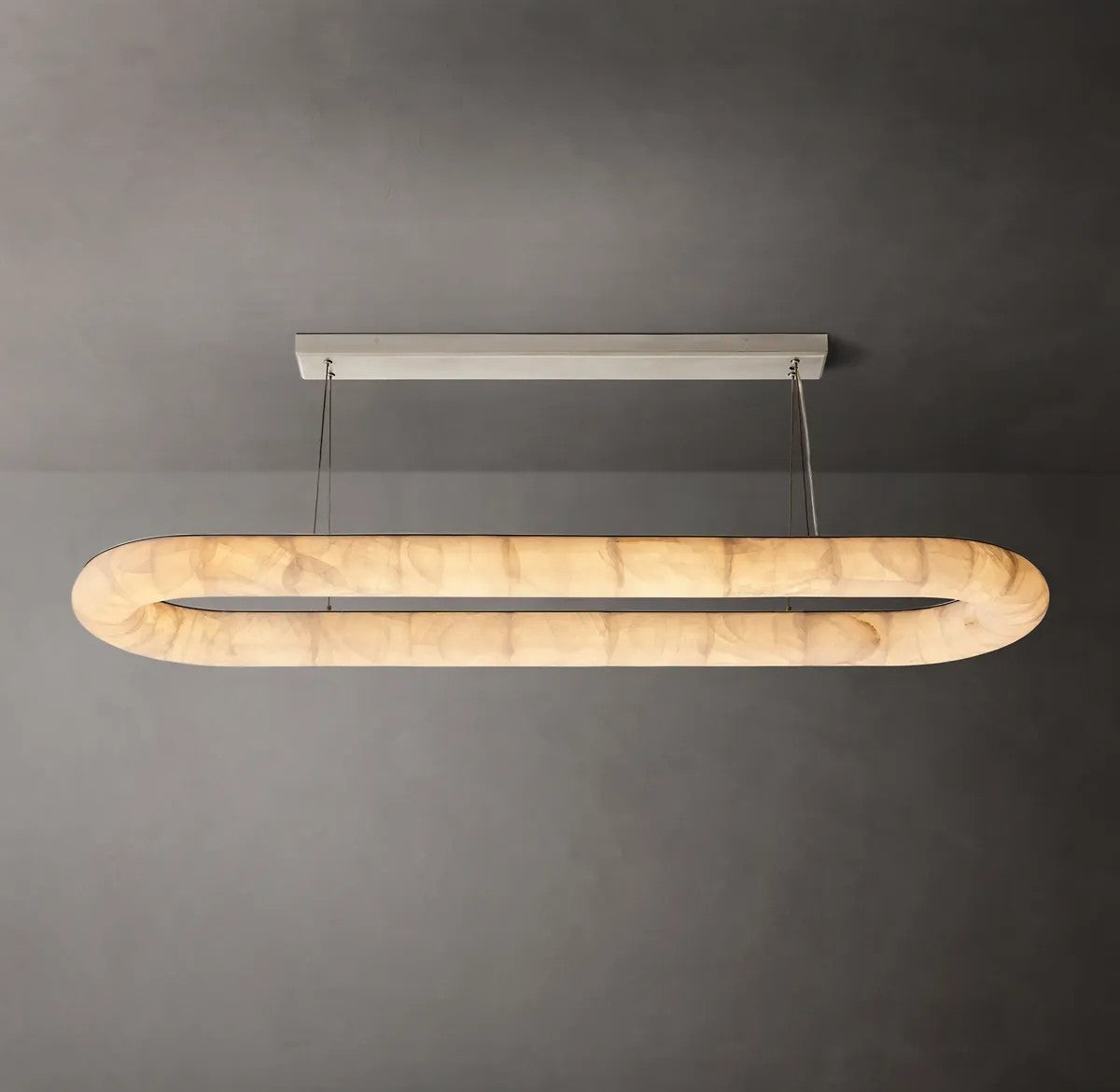 Riviera Bliss Oval Chandelier 74"