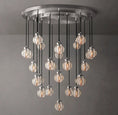 Load image into Gallery viewer, Rose Pearl Round Chandelier 38"
