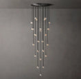 Load image into Gallery viewer, Rose Pearl Round Chandelier 48"
