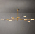 Load image into Gallery viewer, Roussel 8-Light Mobile Etched Rod Chandelier
