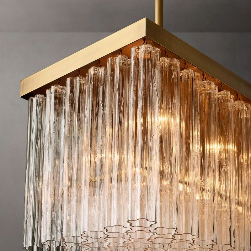 Fielo Rectangular  Dining Room Chandelier 54”