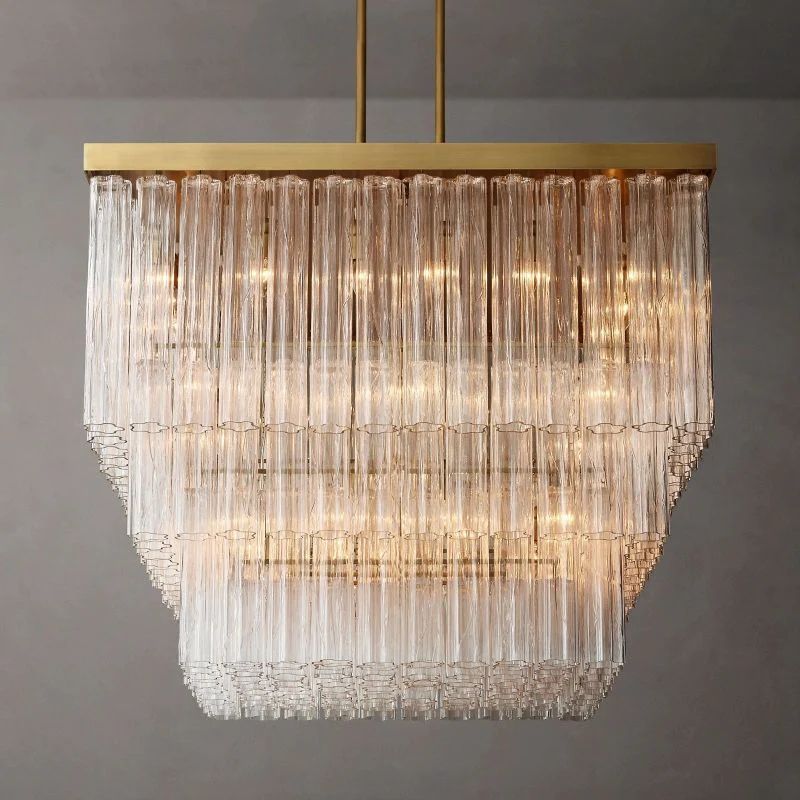 Cielo Square Chandelier 45” For Living Room