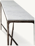 Load image into Gallery viewer, Tadeus Marble Console Table
