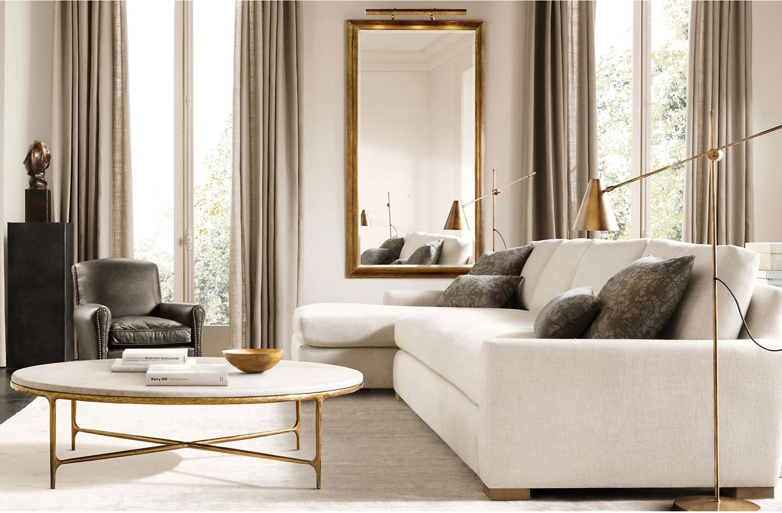 Tadeus Marble Round Coffee Table