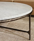 Load image into Gallery viewer, Tadeus Marble Round Coffee Table

