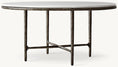 Load image into Gallery viewer, Tadeus Marble Round Dining Table
