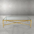Load image into Gallery viewer, Thaddeus Glass Rectangular Coffee Table
