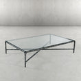 Load image into Gallery viewer, Tadeus Glass Rectangular Coffee Table
