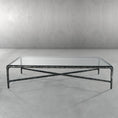 Load image into Gallery viewer, Thaddeus Glass Rectangular Coffee Table
