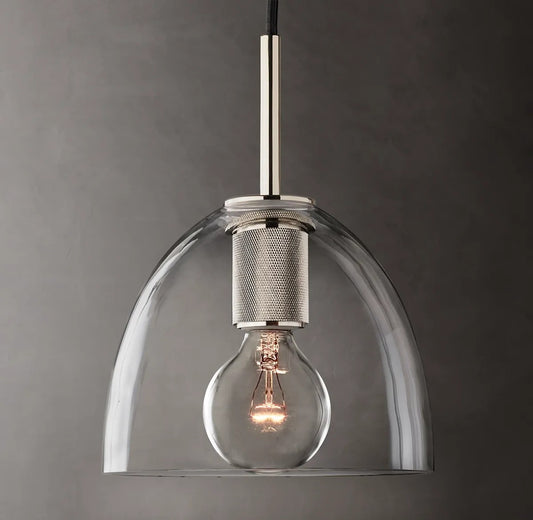 Utilitarian Cloche Shade Pendant