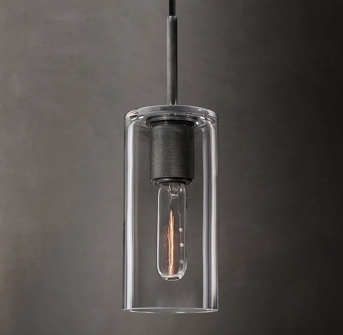 Utilitarian Cylinder Shade Pendant