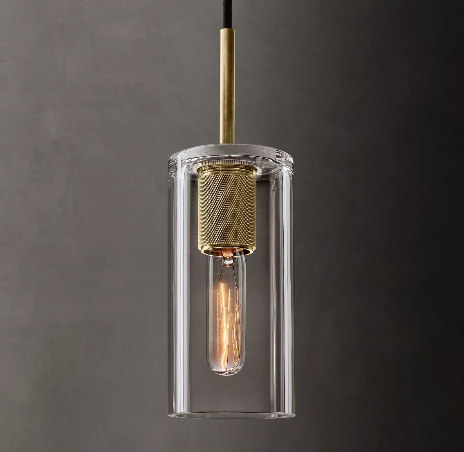 Utilitarian Cylinder Shade Pendant