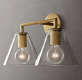 Load image into Gallery viewer, Utilitarian Funnel Shade Double Sconce
