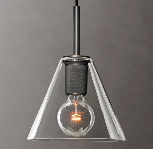 Utilitarian Funnel Shade Pendant
