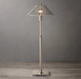 Load image into Gallery viewer, Utilitarian Glass Shade Table Lamp
