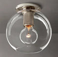 Load image into Gallery viewer, Utilitarian Globe Shade Flushmount
