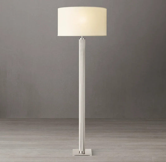 Utilitarian Knurled Floor Lamp