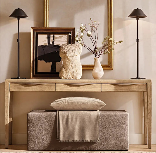 Utilitarian Metal Shade Table Lamp