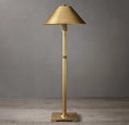 Load image into Gallery viewer, Utilitarian Metal Shade Table Lamp
