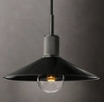 Load image into Gallery viewer, Utilitarian Metal Slope Shade Pendant
